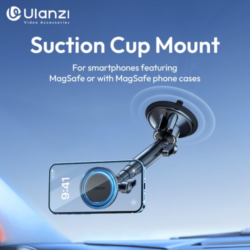 Тримач телефона Ulanzi ZJ06 Suction Cup Mount