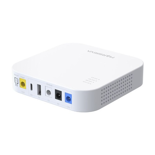 Power Bank ДБЖ (Mini UPS) для роутера MARSRIVA KP4 10000mAh (18W Output DC 12/9/5V USB-A USB-C) white