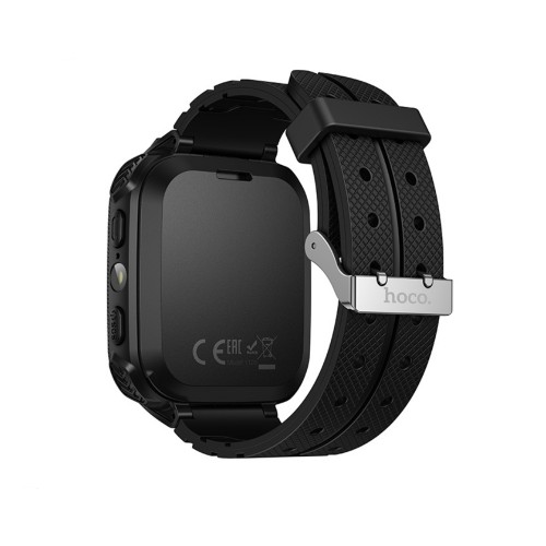 Дитячий смарт-годинник HOCO Y105A 36mm. 400 mAh. children phone watch Black (rus версія)