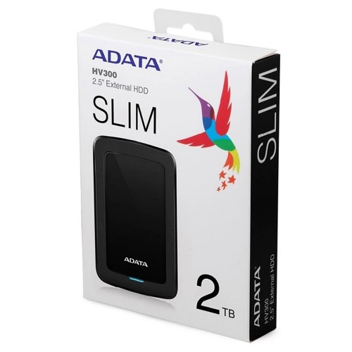 Зовнішній жорсткий диск PHD External 2.5'' ADATA USB 3.2 Gen. 1 DashDrive Durable HV300 2TB Black