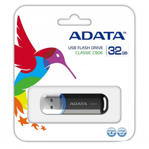 Флеш-накопитель ADATA USB 2.0 C906 32Gb Black