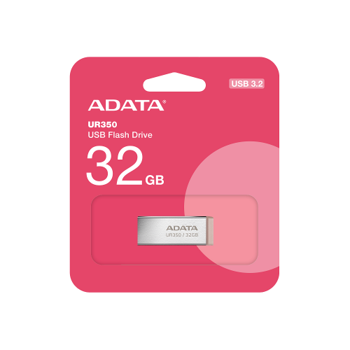 Флеш-накопитель ADATA USB 3.2 UR 350 32 ГБ Silver/Beige