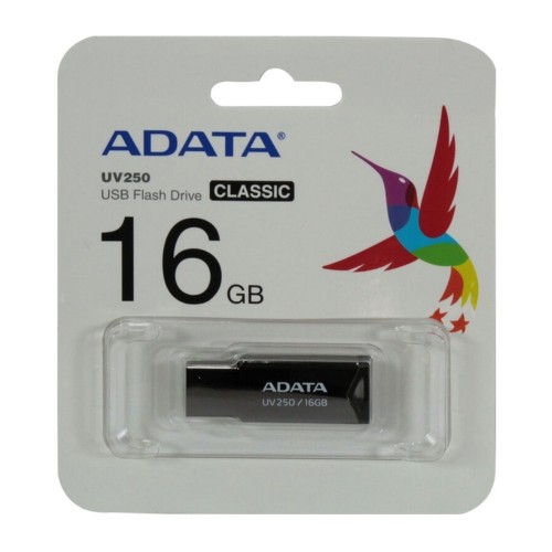 Флэш-накопитель ADATA USB 2.0 AUV 250 16 ГБ Silver