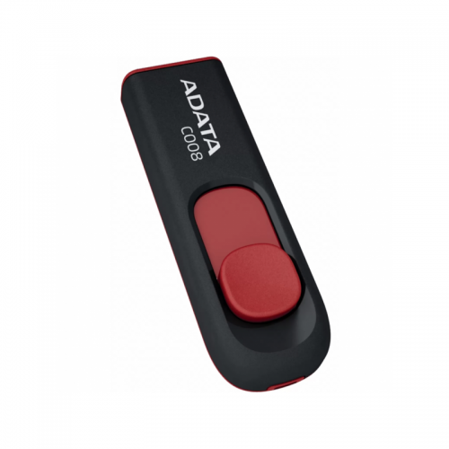 Флэш-накопитель ADATA USB 2.0 C008 16Gb Черный/Красный