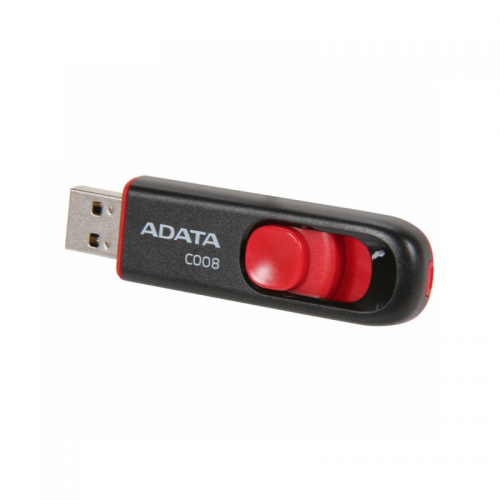 Флэш-накопитель ADATA USB 2.0 C008 16Gb Черный/Красный
