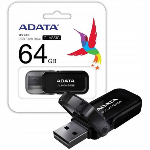 Флеш-накопитель ADATA USB 2.0 AUV 240 64Гб Black