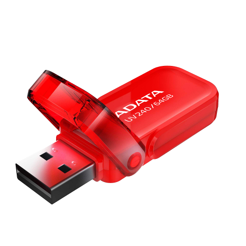 Флеш-накопитель ADATA USB 2.0 AUV 240 64Gb Red