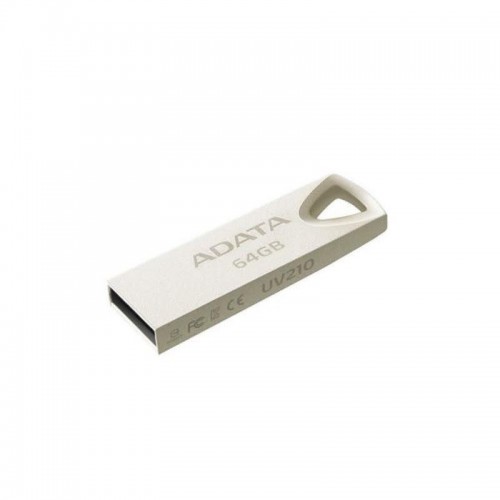 Флеш-накопитель ADATA USB 2.0 AUV 210 64 ГБ, золотой