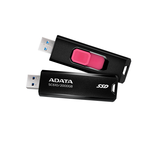 Портативный SSD ADATA SC610 2TB USB 3.2 550/500Mb/s Черный