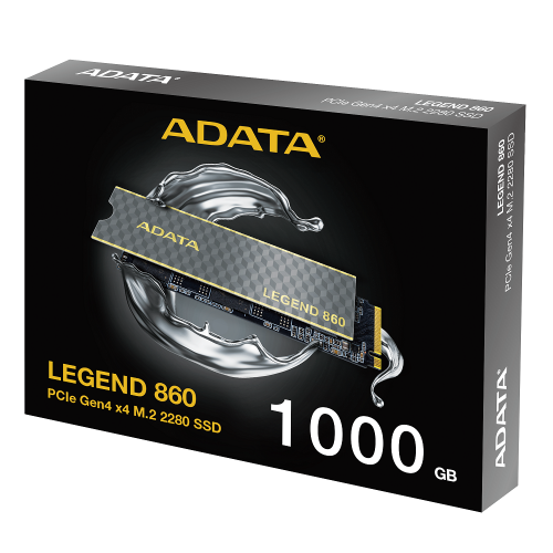 Накопичувач SSD M.2 ADATA LEGEND 860 1TB 2280 PCIe Gen 4x4 3D NAND Read/Write: 6000/4000 MB/sec