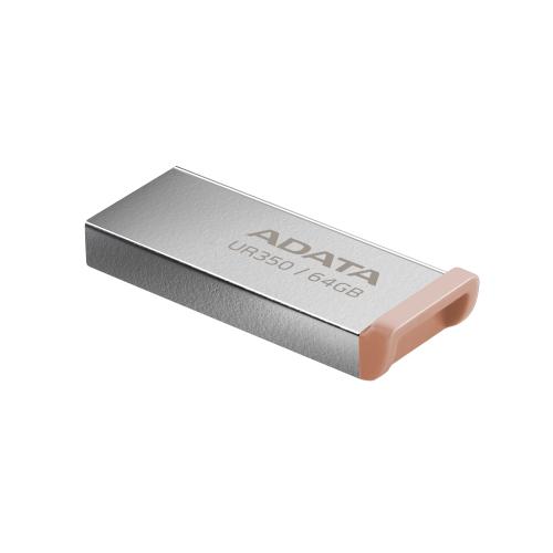 Флеш-накопитель ADATA USB 3.2 UR 350 64 Гб Silver/Beige