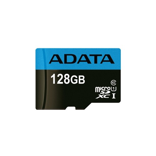 Карта пам'яті microSDXC (UHS-1) A-DATA Premier 128Gb Class 10 А1 (R-100Mb/s) (adapter SD)