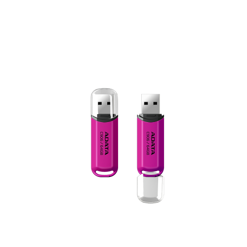 Флеш-накопитель ADATA USB 2.0 C906 64 ГБ Purple Pink