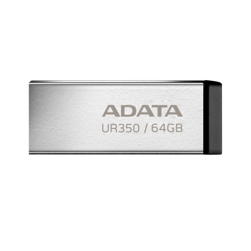 Флеш-накопитель ADATA USB 3.2 UR 350 64Gb Silver/Black