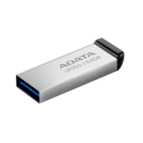 Флеш-накопитель ADATA USB 3.2 UR 350 64Gb Silver/Black