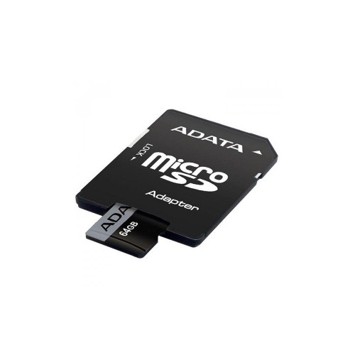 Карта пам'яті microSDXC (UHS-1 U3) A-DATA Premier Pro 64Gb Class 10 V30S A2 (R-100Mb/s W85Mb/s) (adapter SD)