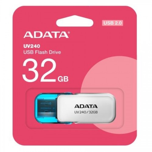 Флеш-накопитель ADATA USB 2.0 AUV 240 32Gb White