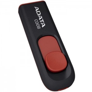 Флеш-накопитель ADATA USB 2.0 C008 32Gb Black/Red