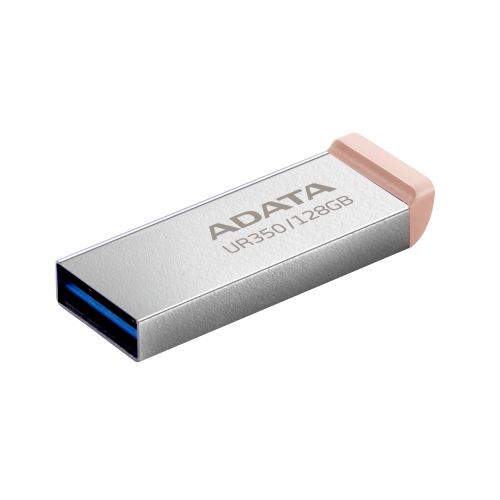 Флеш-накопитель ADATA USB 3.2 UR 350 128Gb Silver/Beige