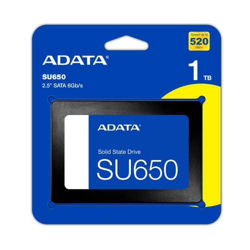 Накопичувач SSD ADATA Ultimate SU650 1TB 2.5" SATA III 3D NAND