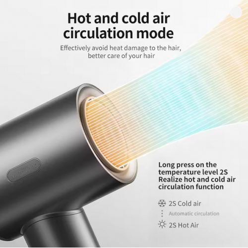 Фен Xiaomi OOCCX High Speed Hair Dryer (вилка EU) Чёрный