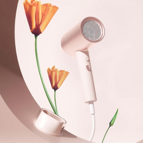 Фен Xiaomi Doco с отрицательными ионами для ухода за волосами, мягкая и быстрая сушка, розовый (китайская вилка)