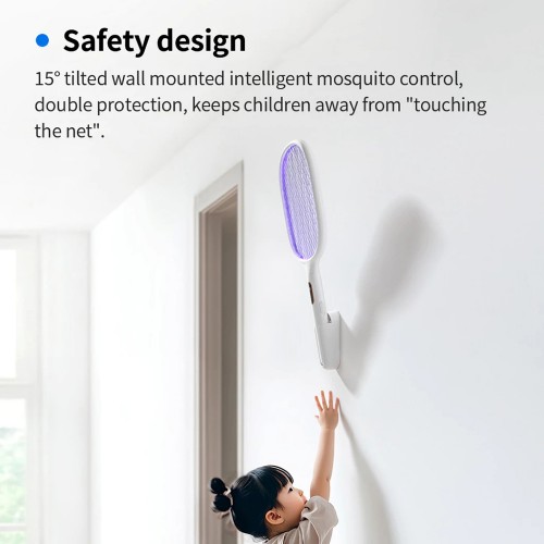 Електрична мухобійка Xiaomi Quality zero digital mosquito swatter technology version S2