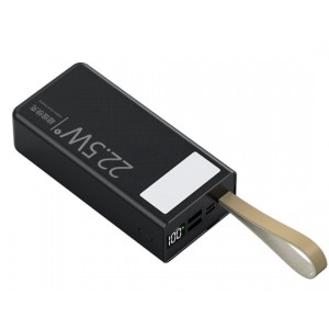 Внешний аккумулятор WUW TUGII-Y54 (быстрая зарядка PD22.5W) 40000mAh Black