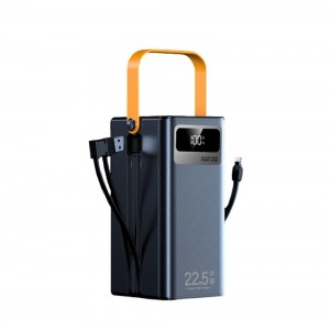 Внешний аккумулятор WUW TUGII-Y106 （PD22.5W быстрая зарядка) 60000mAh Black