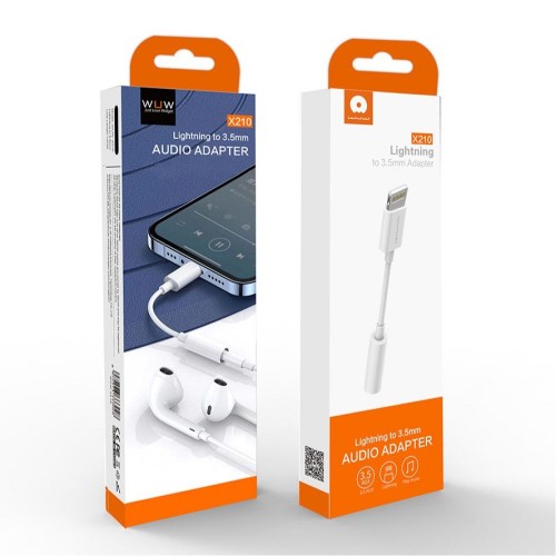 Аудиокабель WUW-X210 белый