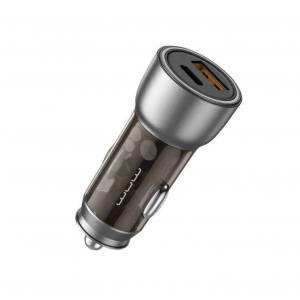 Автомобильное зарядное устройство WUW-C185 PD20W+QC3.0 black