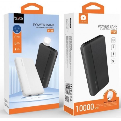 Зовнішній акумулятор WUW Y145 10000mAh Black
