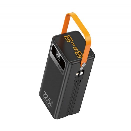 Внешний аккумулятор WUW TUGII-Y105 (быстрая зарядка PD22.5W) 50000mAh Черный