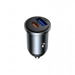 Автомобильное зарядное устройство WIWU 35W Nano Lite Fast Car Charger Wi-CC030 Gray