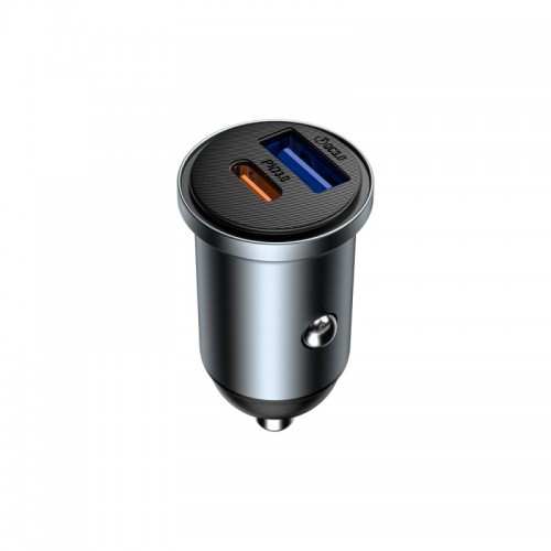 Автомобильное зарядное устройство WIWU 35W Nano Lite Fast Car Charger Wi-CC030 Gray