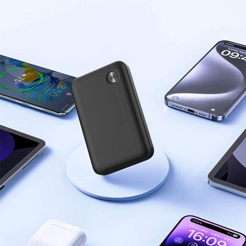 Зовнішній акумулятор WIWU 22.5W Endurance Ultra-Thin PD+QC Power Bank 10000mAh Wi-P059 Black