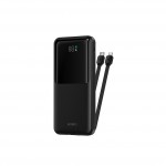 Повербанк Wiwu Wi-P081 22.5W 10000mAh з кабелями Black