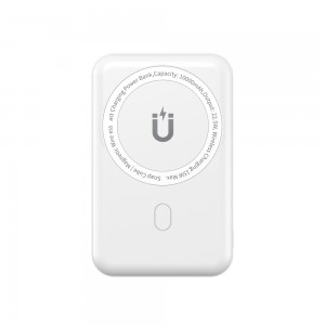 Зовнішній акумулятор WIWU Snap Cube- Magnetic Wireless Charger Power Bank 10000mAh SC1000WHT (3C) White