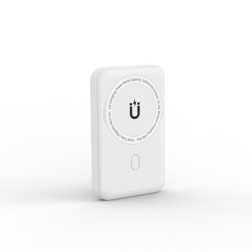 Зовнішній акумулятор WIWU Snap Cube- Magnetic Wireless Charger Power Bank 10000mAh SC1000WHT (3C) White