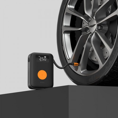 Портативный беспроводной насос для шин WIWU Portable Cordless Tire inflator Wi-Ai003 Black