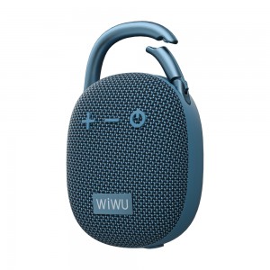 Портативная колонка WIWU H3 Clip Fun Portable Wireless Speaker Blue