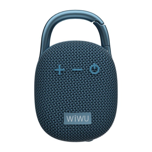 Портативная колонка WIWU H3 Clip Fun Portable Wireless Speaker Blue