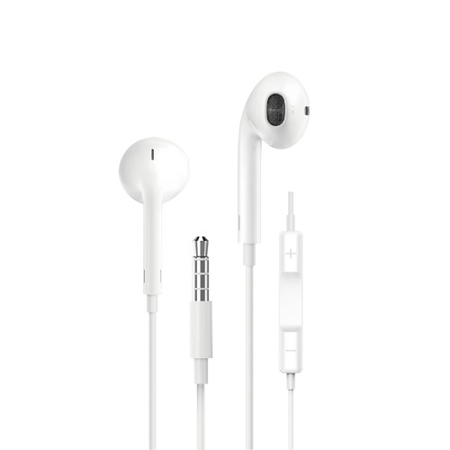 Навушники WIWU 3.5 Wired earphone EB101 White