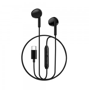 Навушники WIWU Type C Wired Earphone EB314 Black