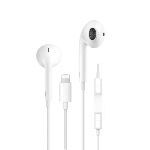 Навушники WIWU Lightning Wired Earphone EB302 (bluetoothe mode) White