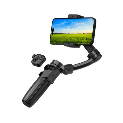 Трехосевой стабилизатор с автоматическим отслеживанием WIWU AI Smart Checking Gimbal PRO Wi-SE016 Black