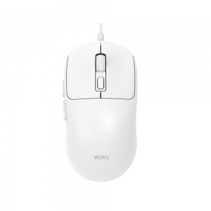 Манипулятор мышь беспроводная WIWU USB2.0 Wired Mouse WM111 White