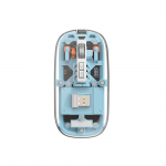 Маніпулятор миша бездротова WIWU Crystal Magnetic Wirless Mouse WM105 (Dual-bluetooth +2.4G three-mode) blue