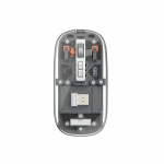 Маніпулятор миша бездротова WIWU Crystal Magnetic Wirless Mouse WM105 (Dual-bluetooth +2.4G three-mode) Grey