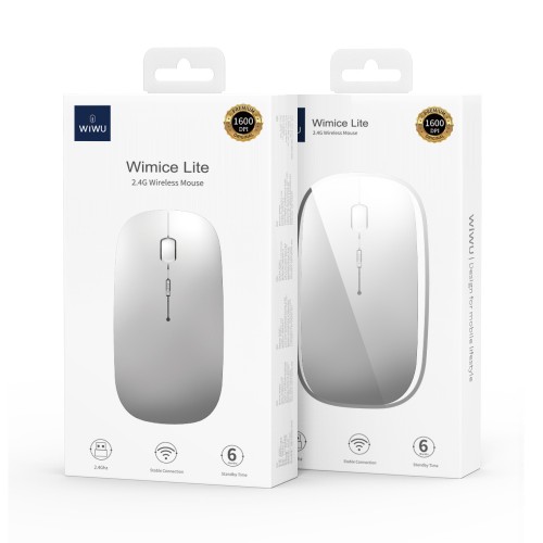 Манипулятор мышь беспроводная WIWU Wimice Lite 2.4G Wireless Mouse WM101-C black